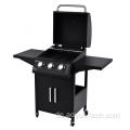 3 Brennerpulver beschichtetes Gasgrill